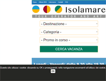 Tablet Screenshot of isolamare.com